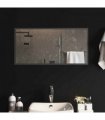 vidaXL LED Bathroom Mirror Transparent 80 x 40 cm Tempered Glass — V0672260104