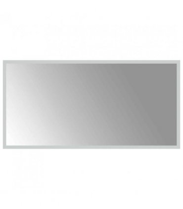 vidaXL LED Bathroom Mirror Transparent 80 x 40 cm Tempered Glass — V0672260104