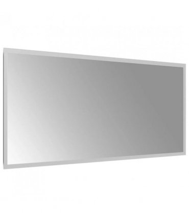 vidaXL LED Bathroom Mirror Transparent 90 x 40 cm Tempered Glass — V0672260105