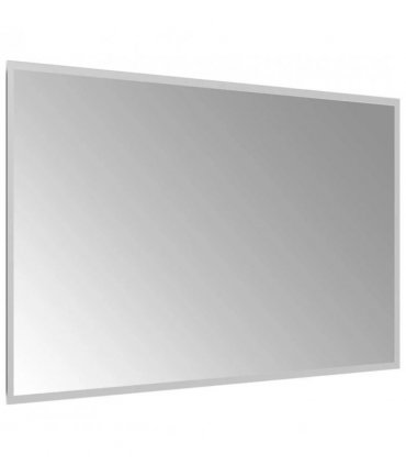 vidaXL LED Bathroom Mirror Transparent 100 x 60 cm Tempered Glass — V0672260106