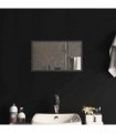 vidaXL LED Bathroom Mirror Transparent 50 x 30 cm Tempered Glass — V0672260108