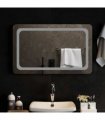 vidaXL LED Bathroom Mirror Transparent 80 x 50 cm Tempered Glass — V0672260117