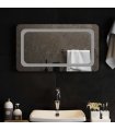 vidaXL LED Bathroom Mirror Transparent 70 x 40 cm Tempered Glass — V0672260128