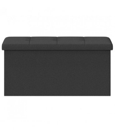 vidaXL Foldable Storage Bench Dark Grey 180 kg 80 L 77 x 38 x 38 cm