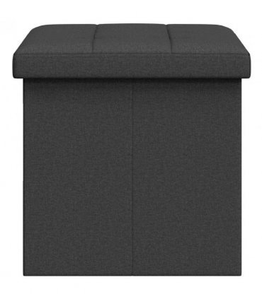 vidaXL Foldable Storage Bench Dark Grey 180 kg 80 L 77 x 38 x 38 cm