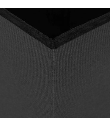 vidaXL Foldable Storage Bench Dark Grey 180 kg 80 L 77 x 38 x 38 cm
