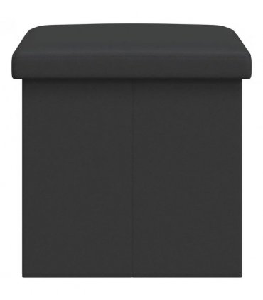 vidaXL Foldable Storage Bench Grey 180 kg 80 L 77 x 38 x 38 cm PVC