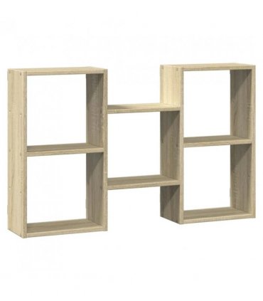 vidaXL Wall Shelf Sonoma Oak 96x18x60 cm Engineered Wood