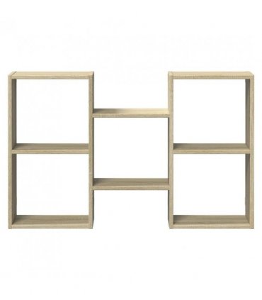 vidaXL Wall Shelf Sonoma Oak 96x18x60 cm Engineered Wood
