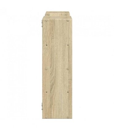 vidaXL Wall Shelf Sonoma Oak 96x18x60 cm Engineered Wood