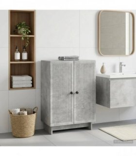 vidaXL Bathroom Storage Cainet EDE Concrete Grey 59.5 x 31 x 80 cm