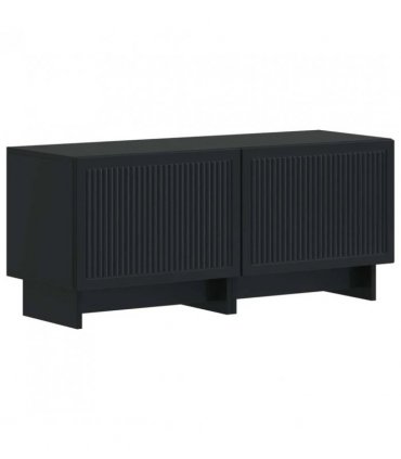 vidaXL TV Cabinet Black Engineered Wood