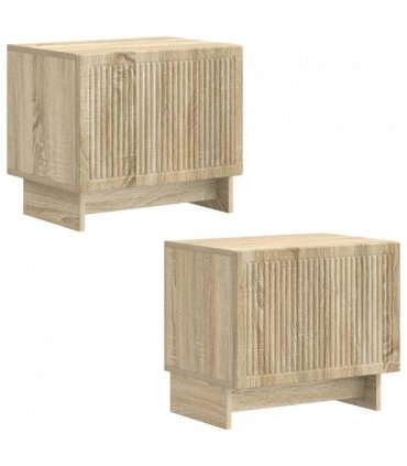 vidaXL TV Cabinet Sonoma Oak Engineered Wood