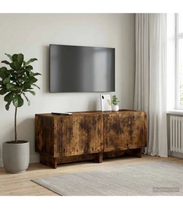 vidaXL TV Cabinet Smoked Oak Engineered Wood