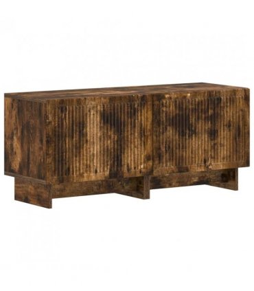 vidaXL TV Cabinet Smoked Oak Engineered Wood