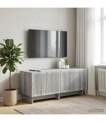 vidaXL TV Cabinet Grey Sonoma Engineered Wood