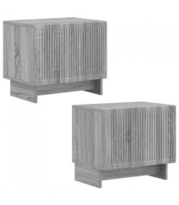 vidaXL TV Cabinet Grey Sonoma Engineered Wood