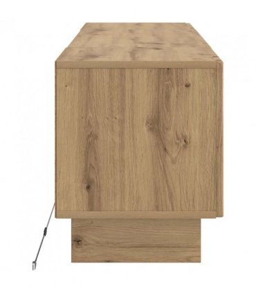 vidaXL LED TV Cabinet Artisan Oak Engineered Wood