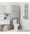 vidaXL Toilet Cabinet EDE Concrete Grey 66 x 25.5 x 190 cm