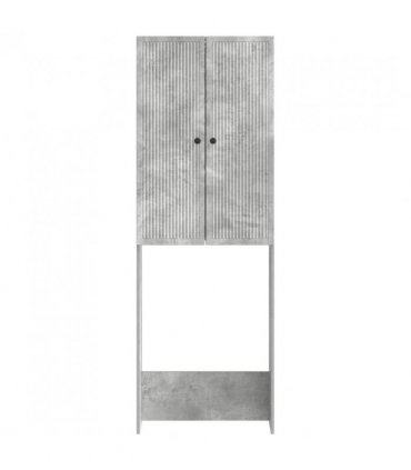vidaXL Toilet Cabinet EDE Concrete Grey 66 x 25.5 x 190 cm