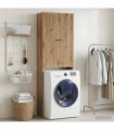 vidaXL Toilet Cabinet EDE Artisan Oak 66 x 25.5 x 190 cm