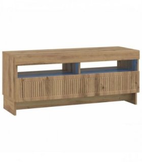 vidaXL LED TV Cabinet Artisan Oak Engineered Wood — V0672275737