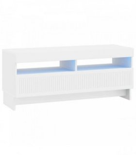 vidaXL LED TV Cabinet White Engineered Wood — V0672275740