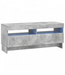 vidaXL LED TV Cabinet Concrete Grey Engineered Wood — V0672275742