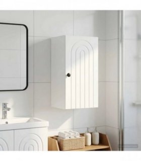 vidaXL Bathroom Wall Cabinet ALKMAAR White 30 x 31 x 59 cm