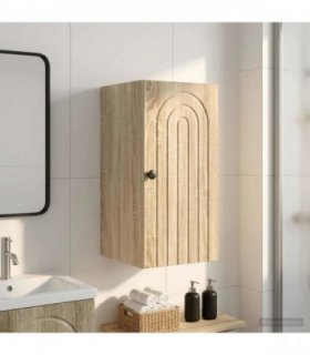 vidaXL Bathroom Wall Cabinet ALKMAAR Sonoma Oak 30 x 31 x 59 cm