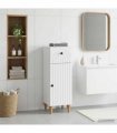 vidaXL Bathroom Storage Cainet ALKMAAR White 30 x 31 x 80 cm