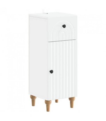 vidaXL Bathroom Storage Cainet ALKMAAR White 30 x 31 x 80 cm