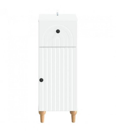 vidaXL Bathroom Storage Cainet ALKMAAR White 30 x 31 x 80 cm
