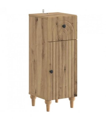 vidaXL Bathroom Storage Cainet ALKMAAR Artisan Oak 30 x 31 x 80 cm
