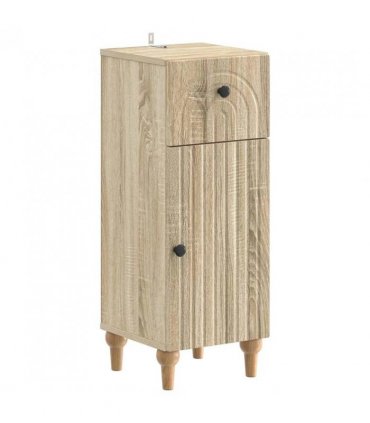 vidaXL Bathroom Storage Cainet ALKMAAR Sonoma Oak 30 x 31 x 80 cm