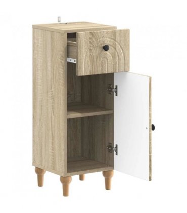 vidaXL Bathroom Storage Cainet ALKMAAR Sonoma Oak 30 x 31 x 80 cm
