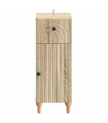 vidaXL Bathroom Storage Cainet ALKMAAR Sonoma Oak 30 x 31 x 80 cm