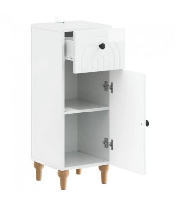 vidaXL Bathroom Storage Cainet ALKMAAR High Gloss White
