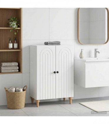 vidaXL Bathroom Storage Cainet ALKMAAR White 59.5 x 31 x 80 cm