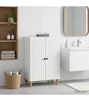 vidaXL Bathroom Storage Cainet ALKMAAR White 59.5 x 31 x 80 cm