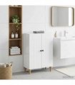 vidaXL Bathroom Storage Cainet ALKMAAR High Gloss White — V0672275806