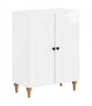 vidaXL Bathroom Storage Cainet ALKMAAR High Gloss White — V0672275806