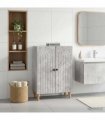 vidaXL Bathroom Storage Cainet ALKMAAR Concrete Grey 59.5 x 31 x 80 cm