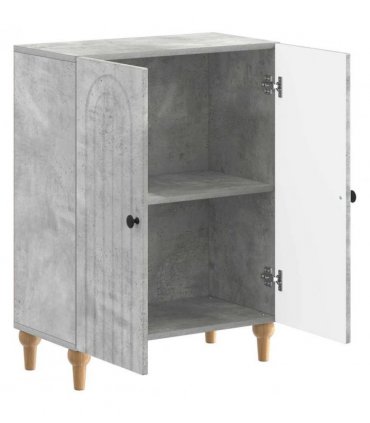 vidaXL Bathroom Storage Cainet ALKMAAR Concrete Grey 59.5 x 31 x 80 cm