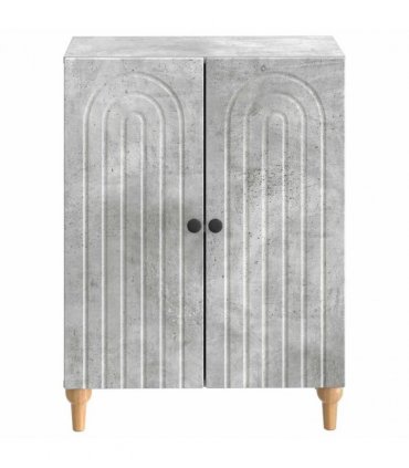 vidaXL Bathroom Storage Cainet ALKMAAR Concrete Grey 59.5 x 31 x 80 cm