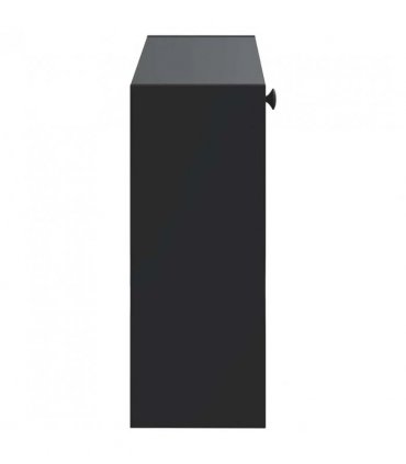 vidaXL Wall-Mounted Shoe Cabinet ALKMAAR 71 x 17 x 43 cm Black