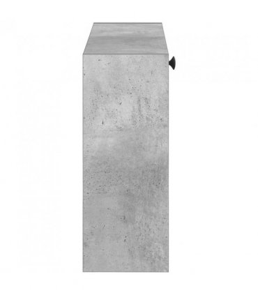 vidaXL Wall-Mounted Shoe Cabinet ALKMAAR 71 x 17 x 43 cm Concrete Grey