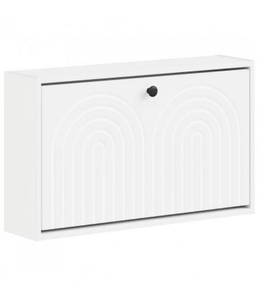vidaXL Wall-Mounted Shoe Cabinet ALKMAAR 71 x 17 x 43 cm White