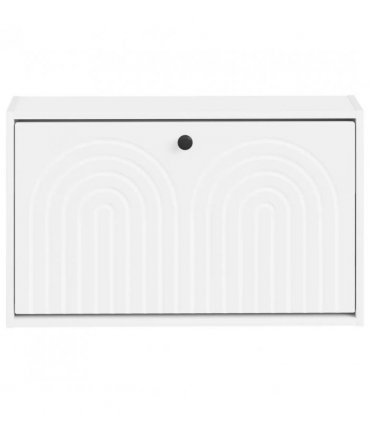 vidaXL Wall-Mounted Shoe Cabinet ALKMAAR 71 x 17 x 43 cm White