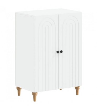 vidaXL Shoe Cabinet ALKMAAR 59.5 x 39.5 x 90 cm Engineered Wood White